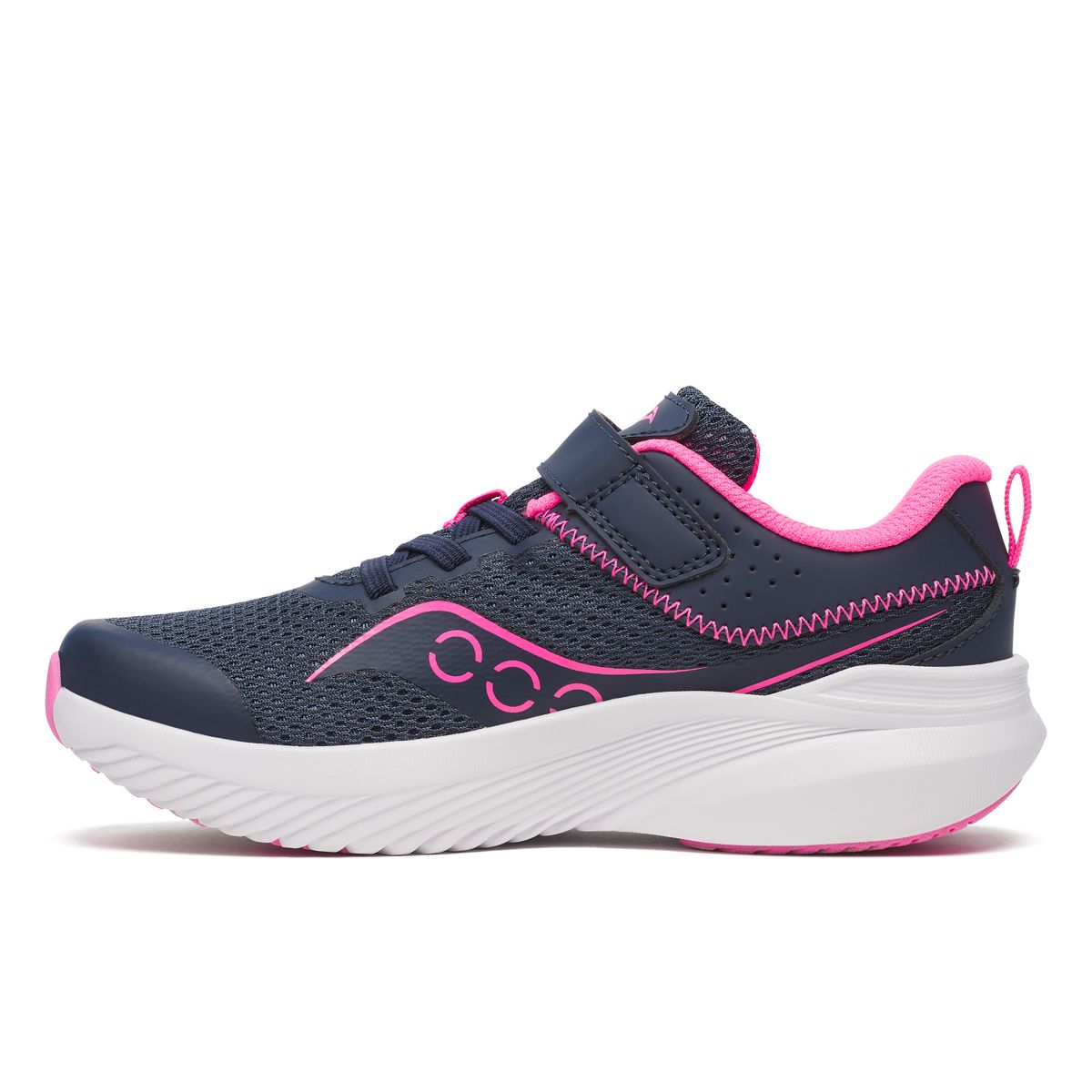 Kinvara 14 A/C Sneaker, Pink/Navy, dynamic 3