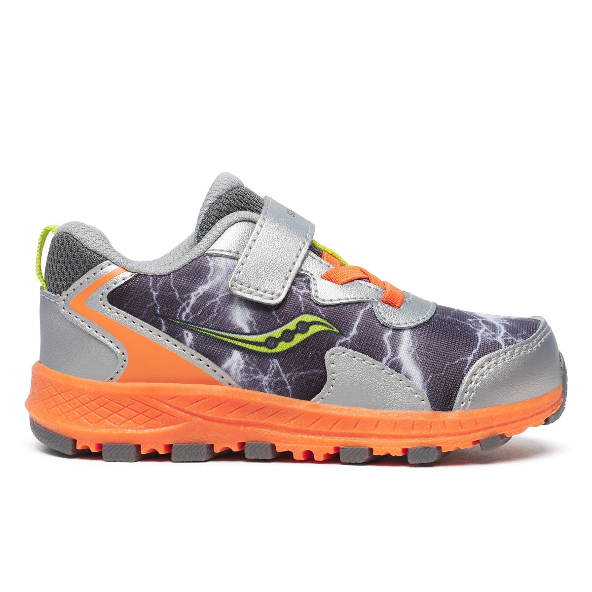 Flash 3.0 A/C Jr. Sneaker, Grey/Orange, dynamic