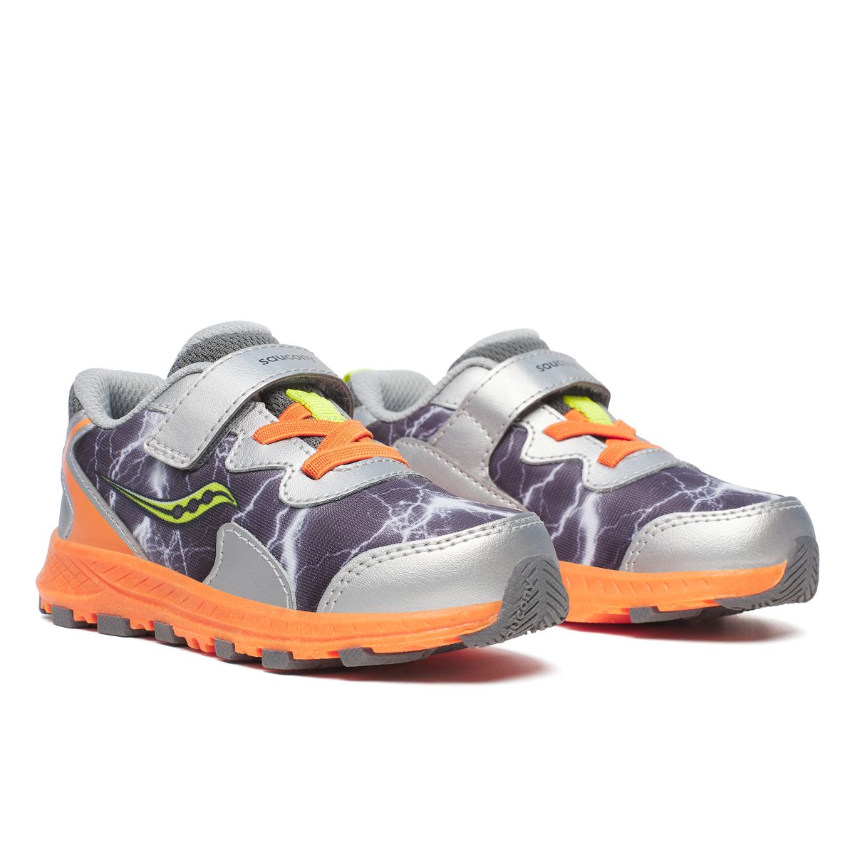 Flash 3.0 A/C Jr. Sneaker, Grey/Orange, dynamic 2
