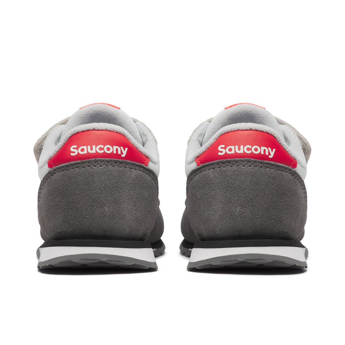 Baby Jazz Hook & Loop Sneaker, White/Grey/Red, dynamic 4